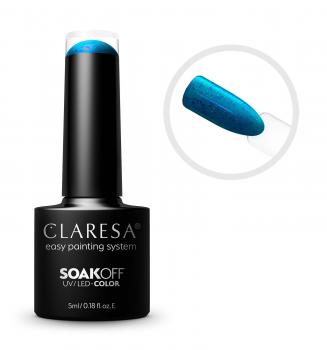 CLARESA SoakOFF UV/LED Gel - Blue 709, 5 ml